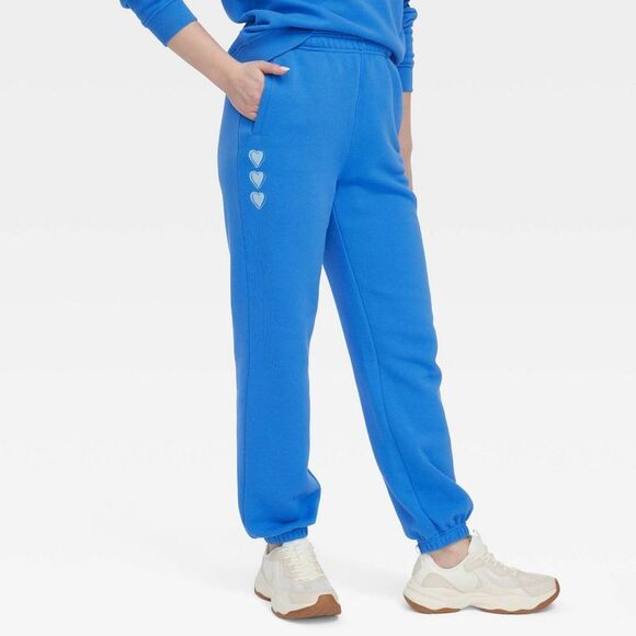 Roller Rabbit Pants - Women's Jogger Sweatpants Light Aqua - Roller Rabbit L